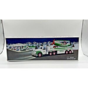 Vintage Christmas Hess Truck and Airplane Collectible 2002